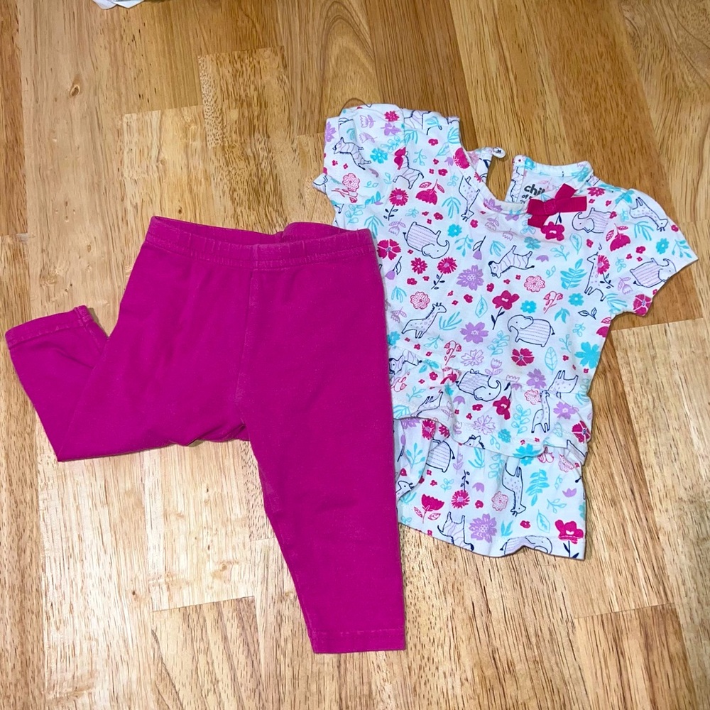 Baby Girl Outfit - 3-6Mo